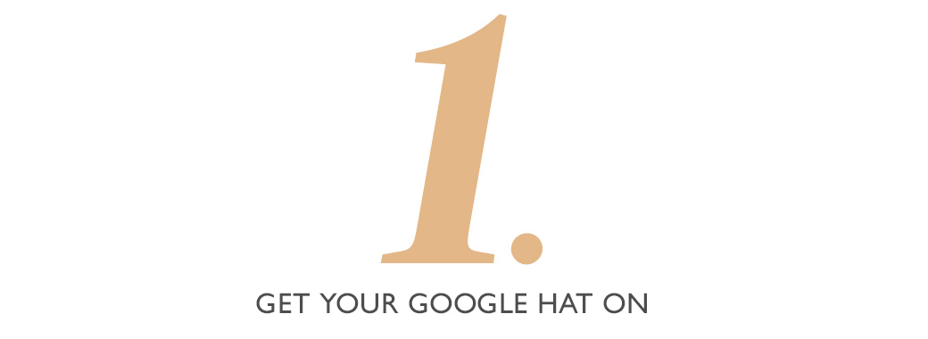 Interview tips - get your google hat on