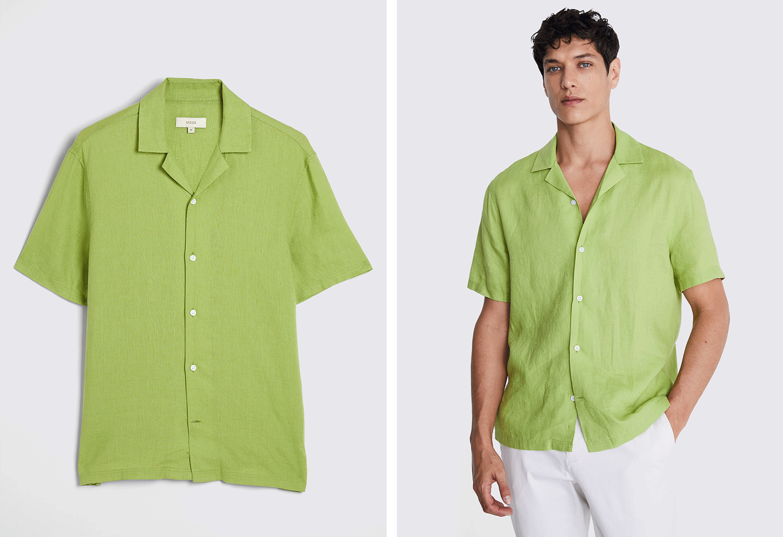 Moss - linen Cuban shirts