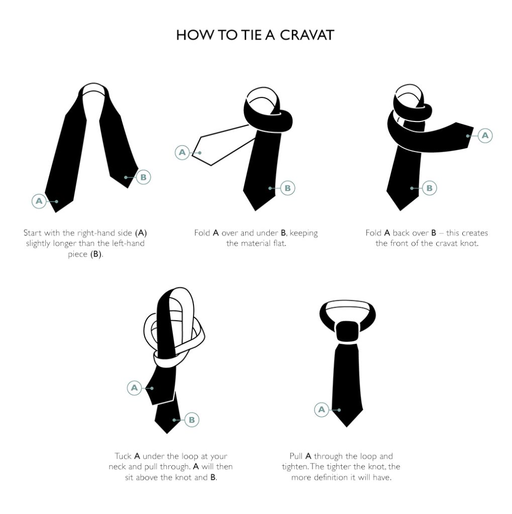 How to tie a cravat