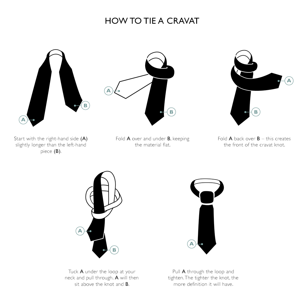 How to tie a cravat