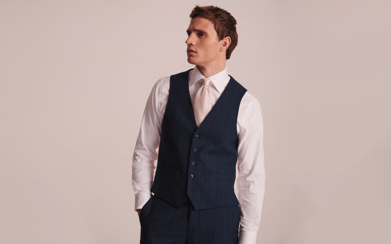 Silver Pic Slim/Tailored Fit Suit - Haig-Harrison's Men's Hire and Tailoring