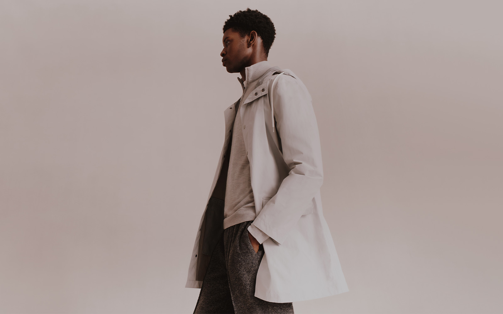 Mens Overcoat Grey, Mens Grey Trench Coats