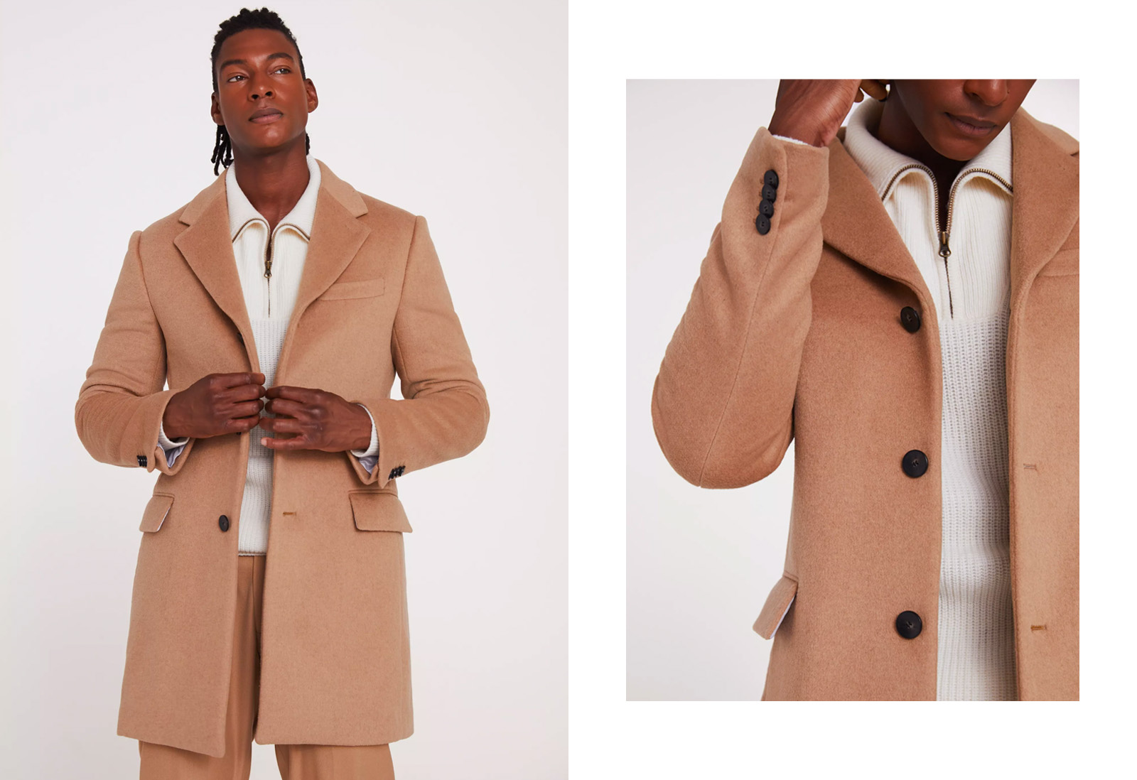 Camel coloured winter on sale coat