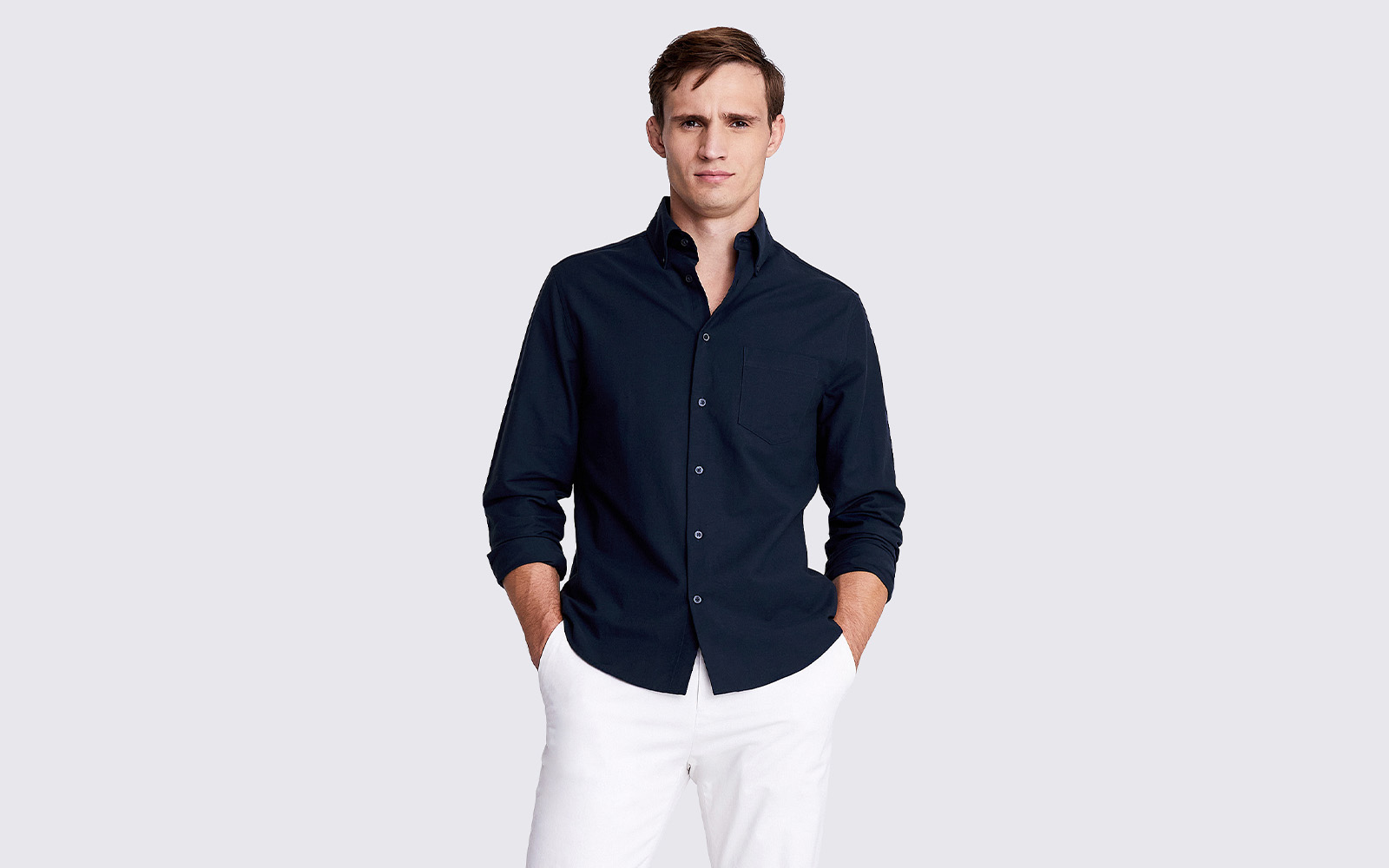 Regular Long-Sleeved Shirt - Men - Ready-to-Wear