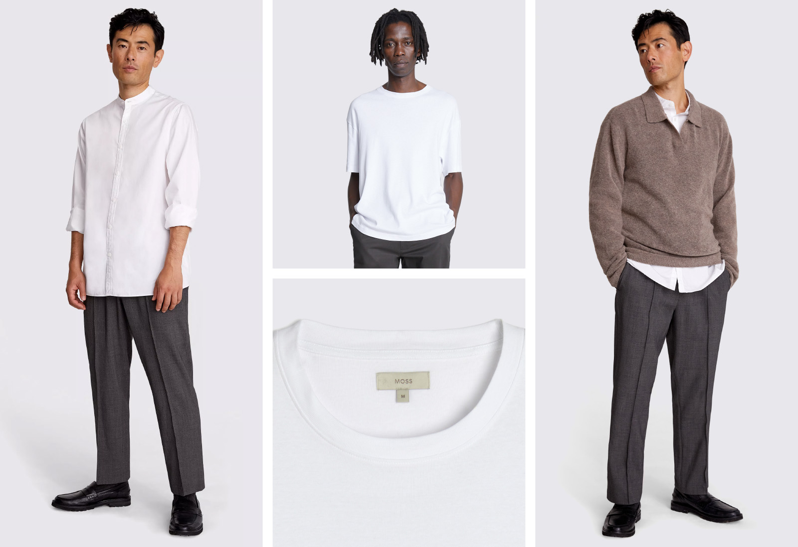 Men's relaxed fit options