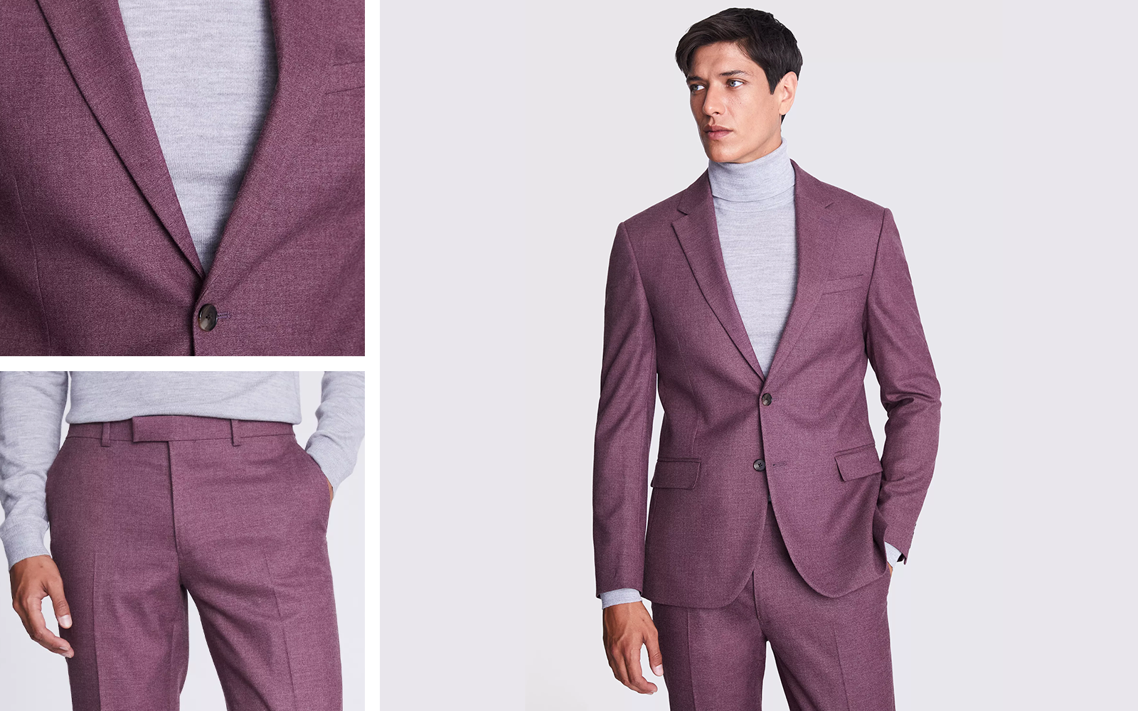 Moss Mulberry Flannel Suit