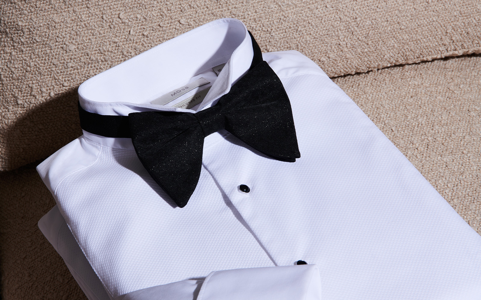 Black white dress shirt deals