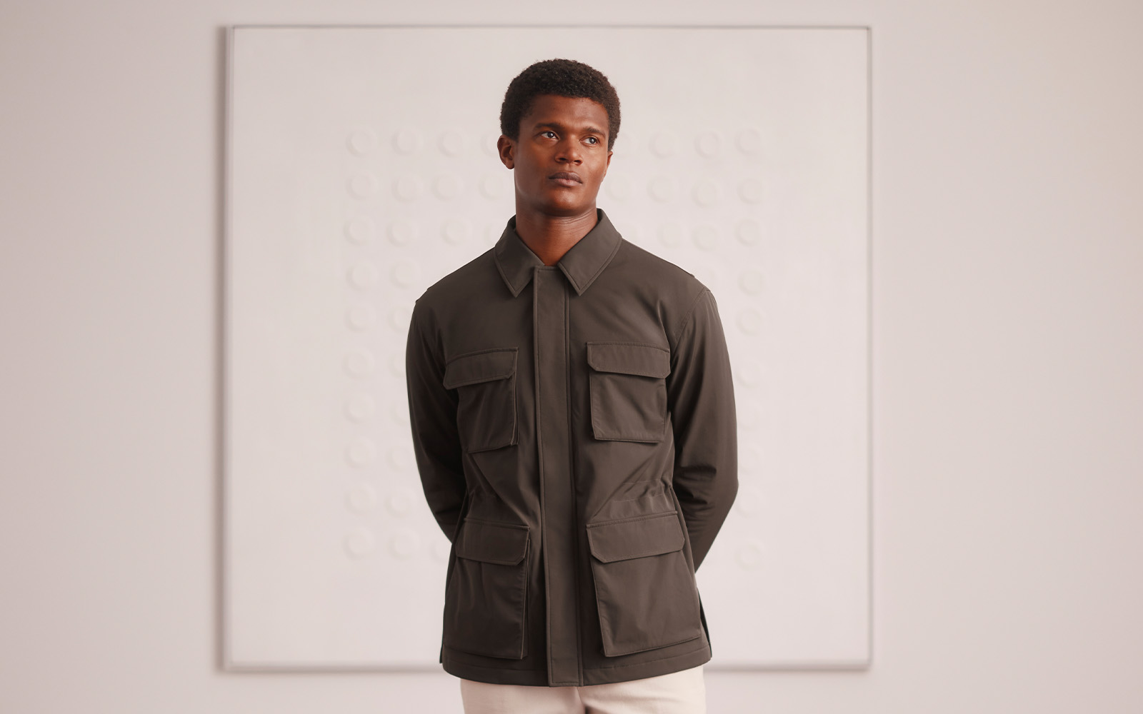 Moss - brown field jacket